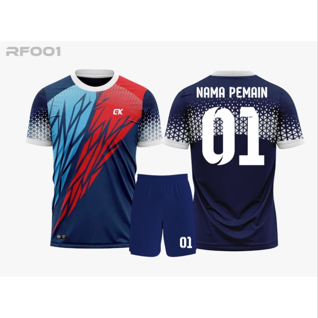 KAOS BOLA FUL SET SABLON NAMA DAN NOMOR/KAOS BOLA SABLON LOGO DAN SPONSOR
