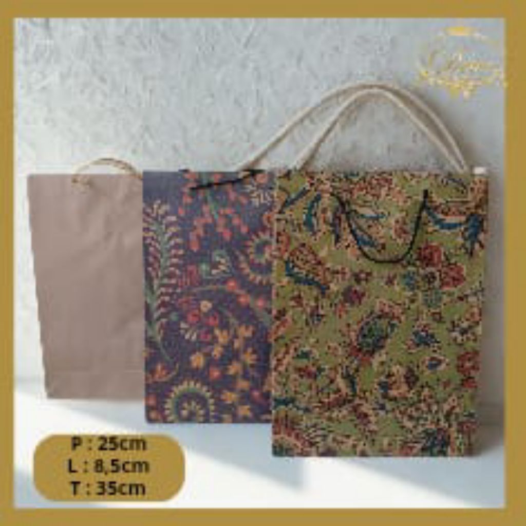 

Paper Bag Batik/Polos Besar