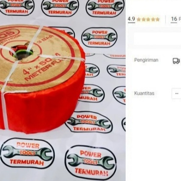 

Selang Sunny Hose 4" 50 m Efos Buang Air Lipat Irigasi 4 inci 50 mtr