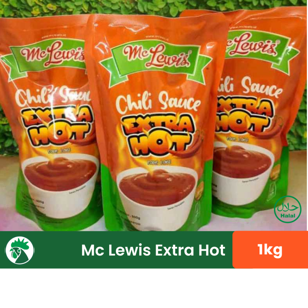 

Mc Lewis Saus Extra Hot | Ekstra Pedas 1kg