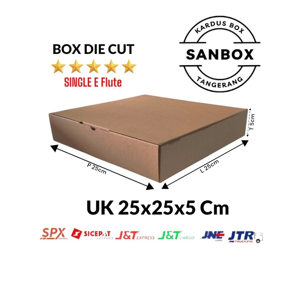 

Box Hampers Polos Uk 25x25x5 Cm