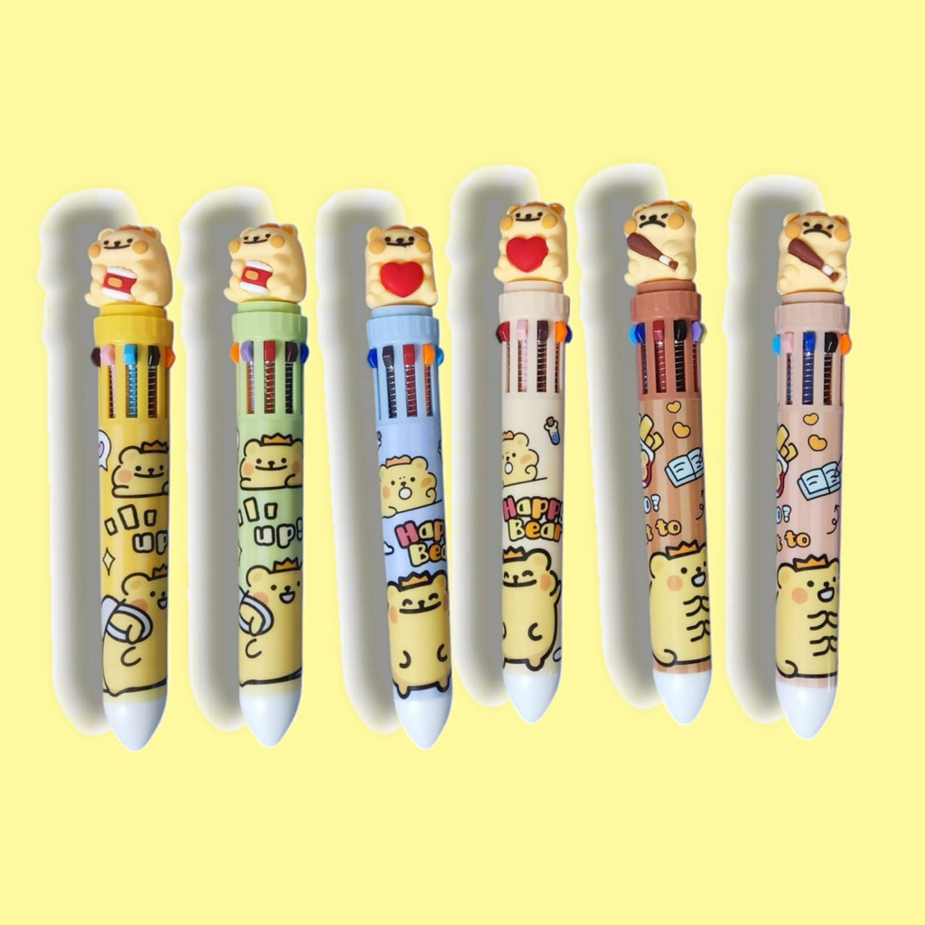 

Kj BALLPOINT 10 WARNA 1001 / EDISI POM POM SERIES