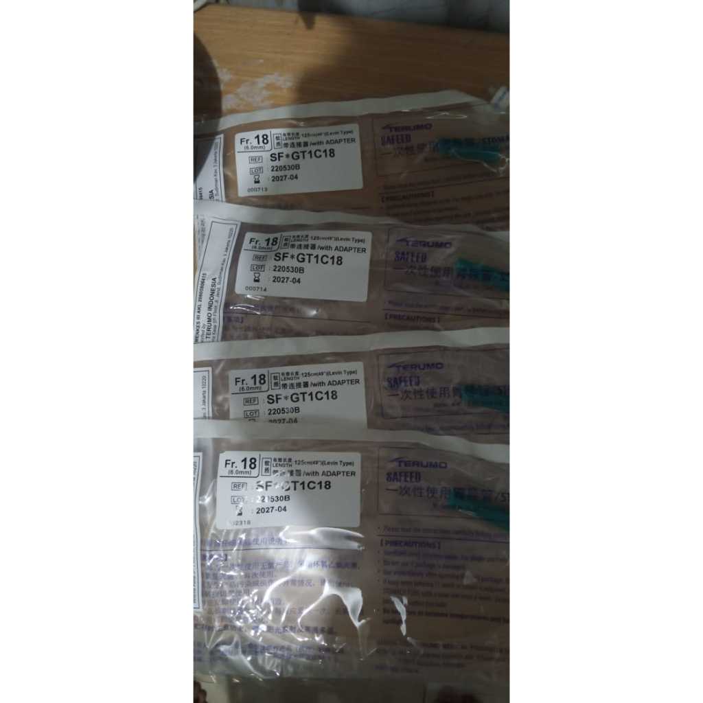 NGT Stomach Tube Terumo 18 Fr