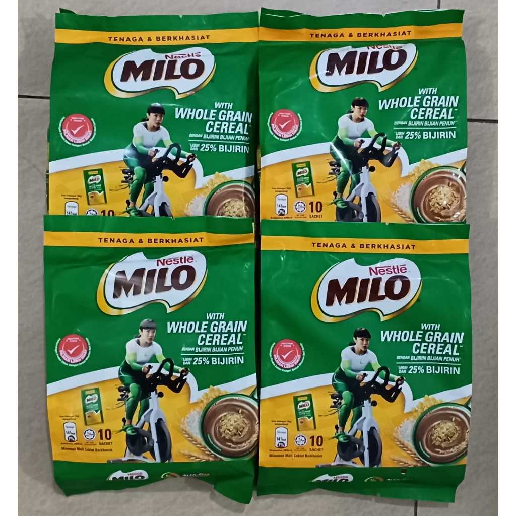 

Milo Sereal Malaysia Activ-Go Whole Grain Sereal Malaysia (36g x 10 sachet)