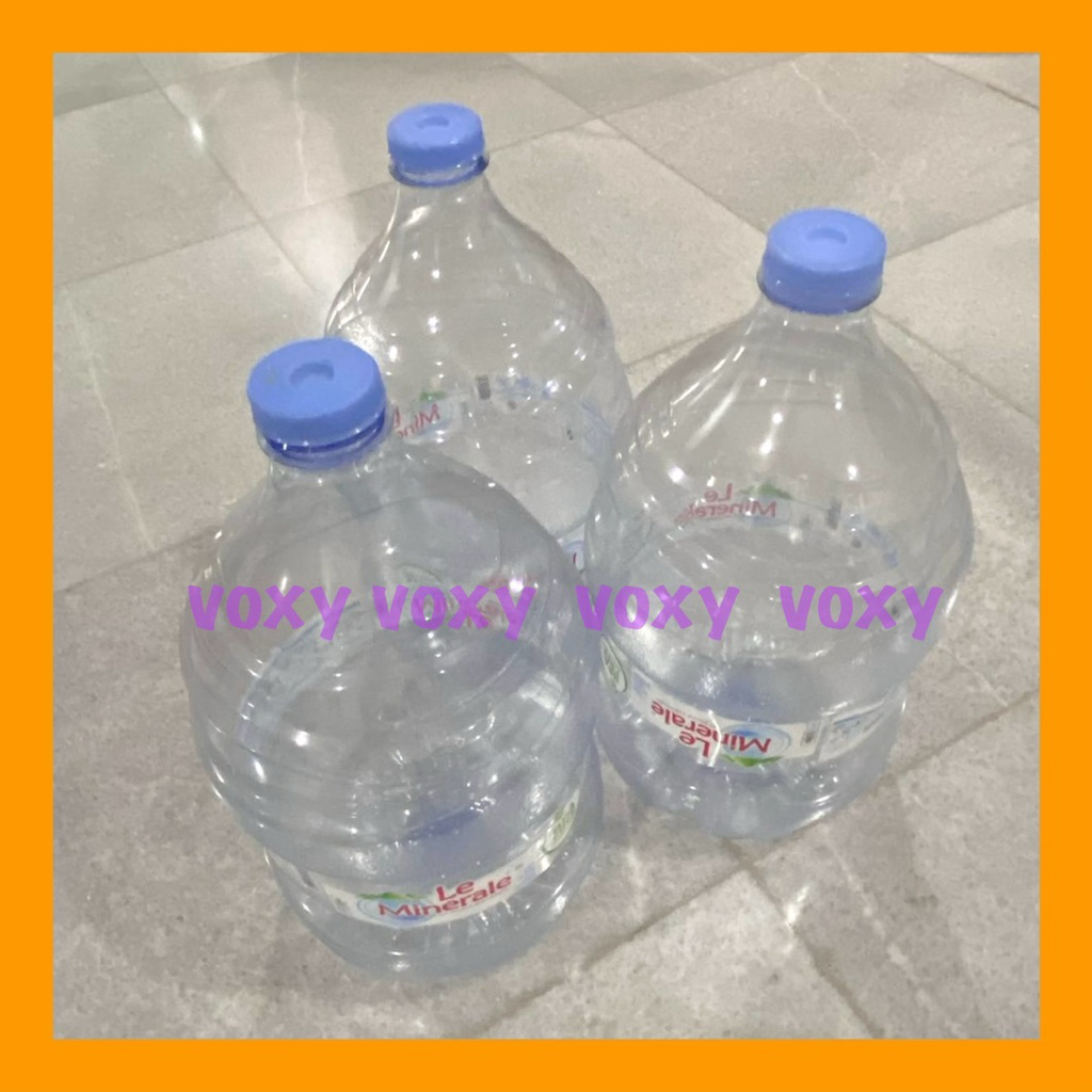 

galon le minerale 15L kosong / galon kosong le minerale 15 liter