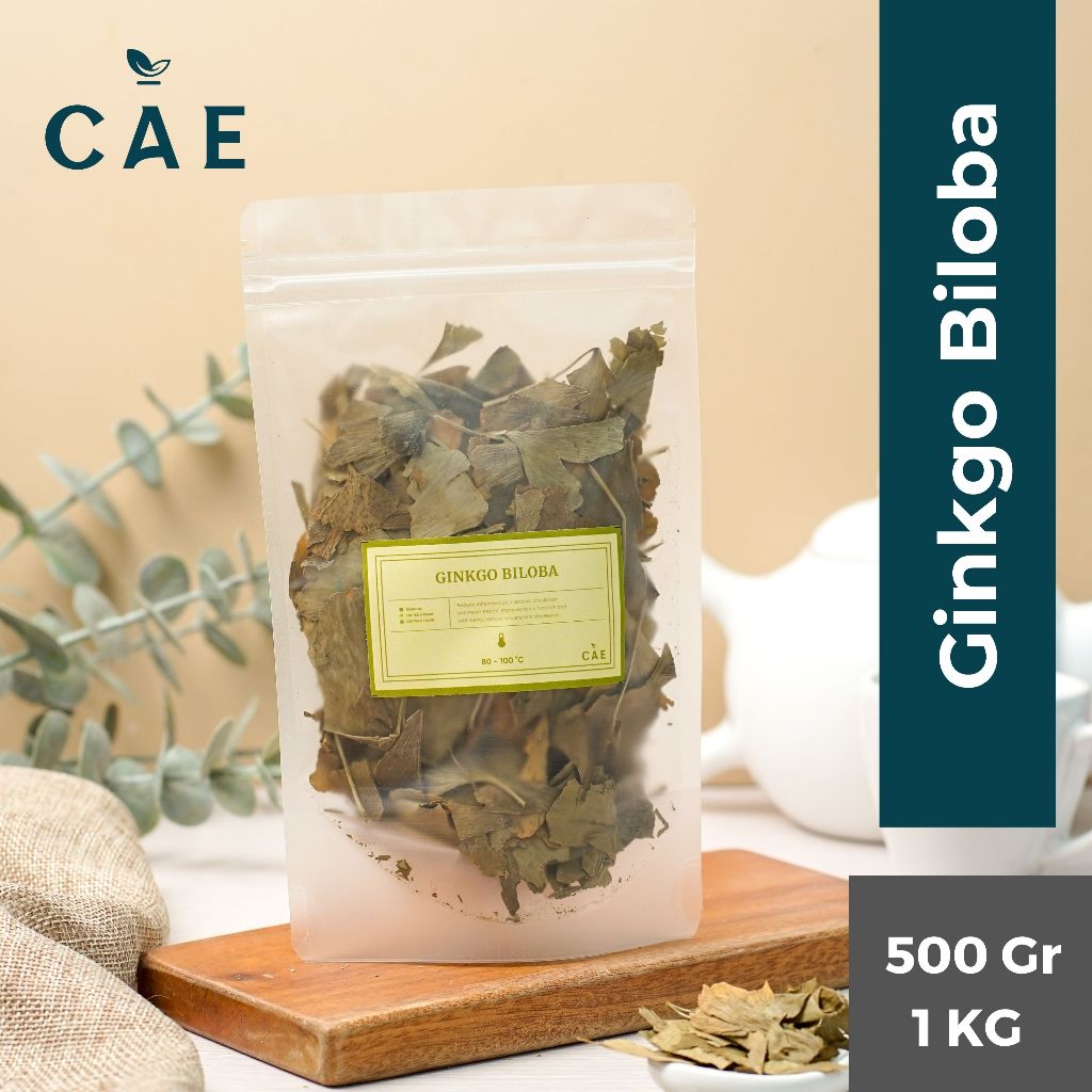 

Ginkgo Biloba Leaf Daun Gingko Biloba Daun Pat Ko Teh Herbal 500Gr-1KG