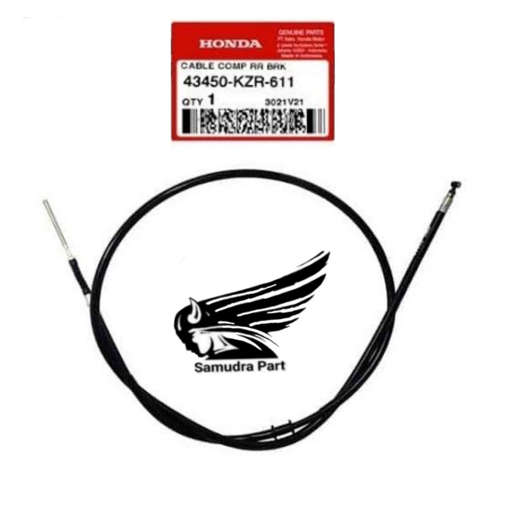 43450KZR611 Kabel rem seling rem Vario 125 CBS ISS original AHM