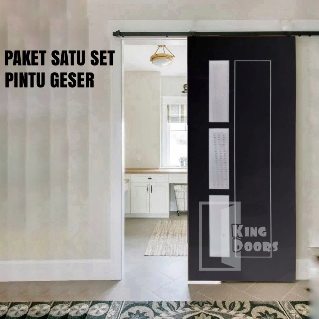 Pintu geser | paket pintu plus rell sliding | pintu kamar geser | pintu kamar minimalis | pintu este