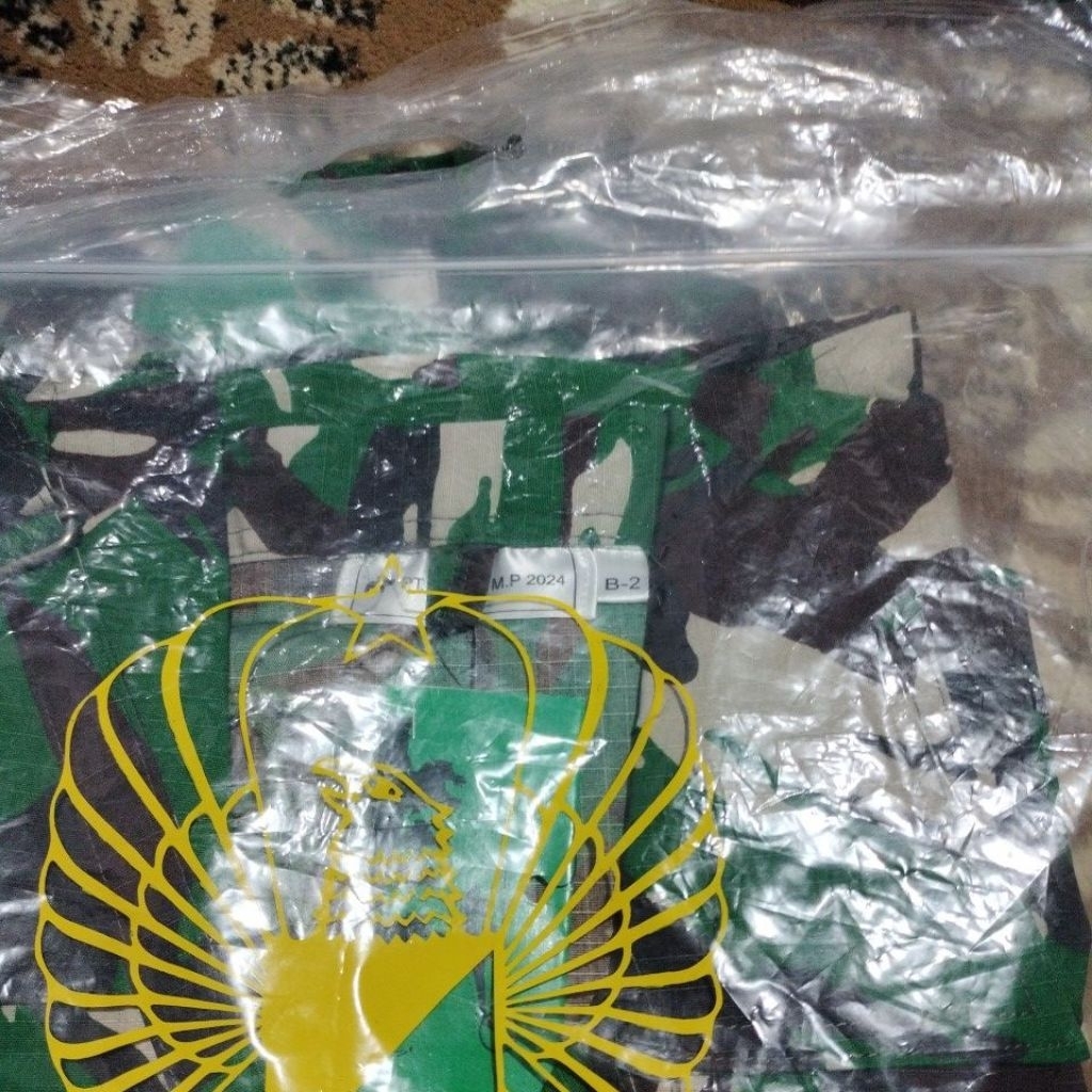 baju pdl TNI ad,PT gajah ,888, sritek,panca prima