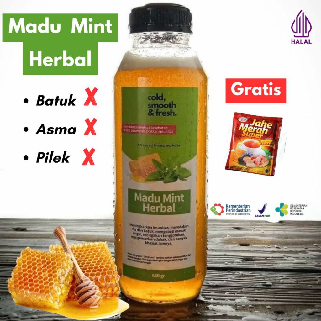 

MADU BATUK FLU PILEK DEWASA ANAK BERDAHAK AMPUH HERBAL MINT HERBAPIL BAPIL DEMAM UNTUK KESEHATAN