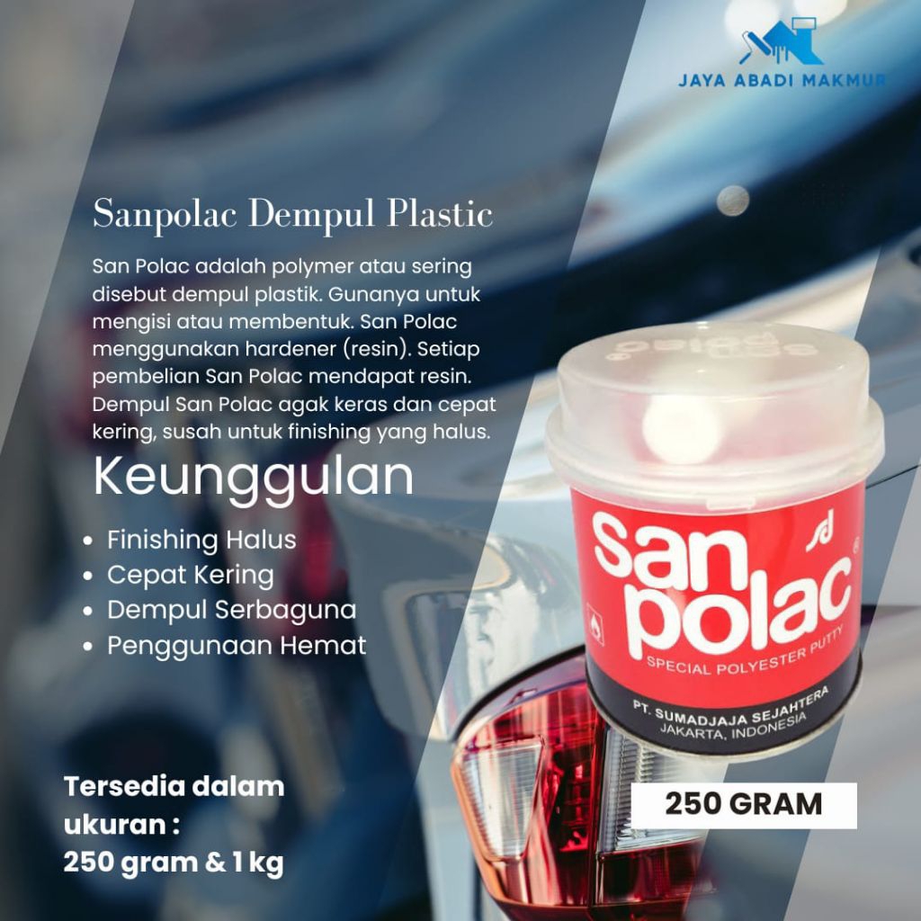 Dempul Sanpolac / Dempul Plastik
