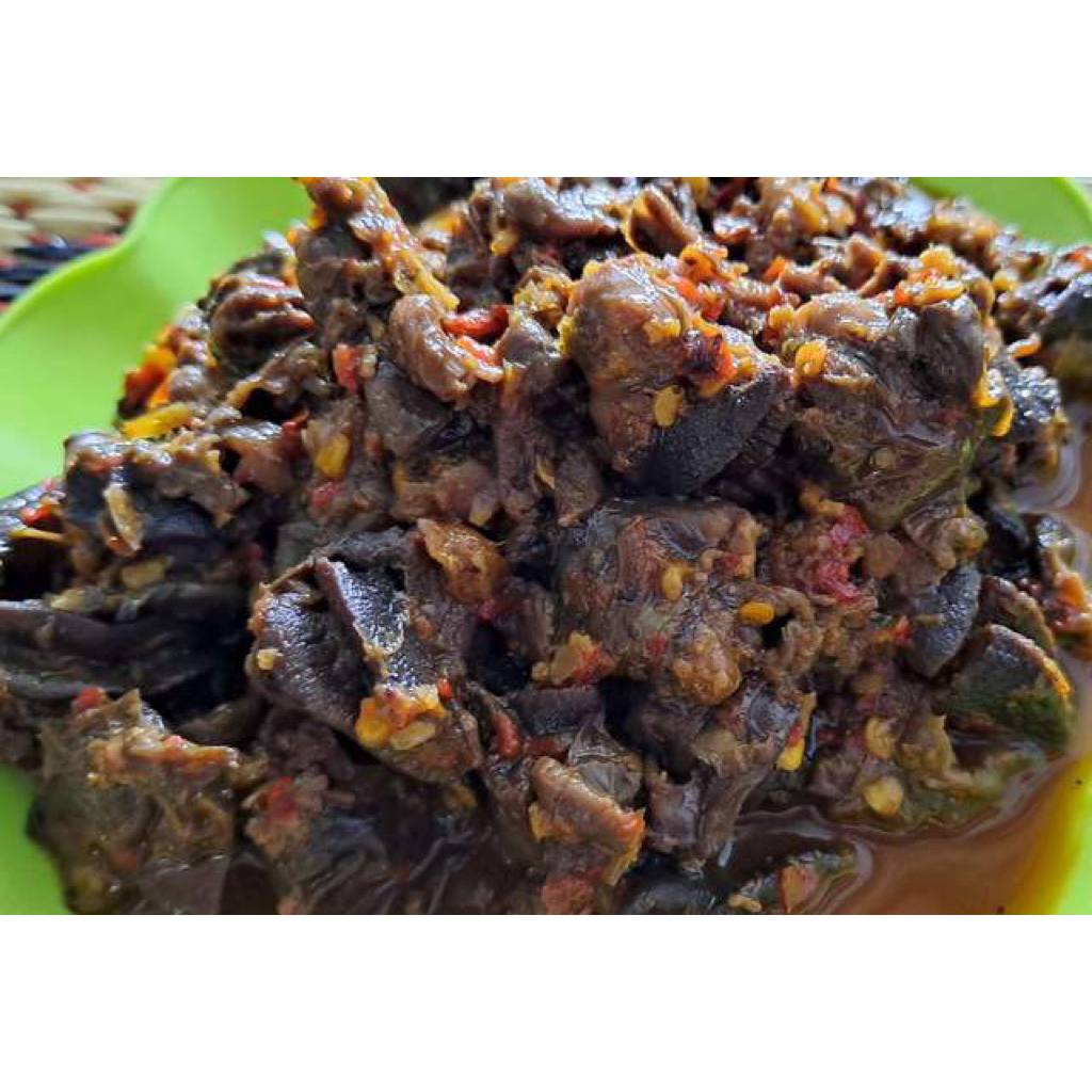 

krengsengan dan rica-rica bekicot frozen