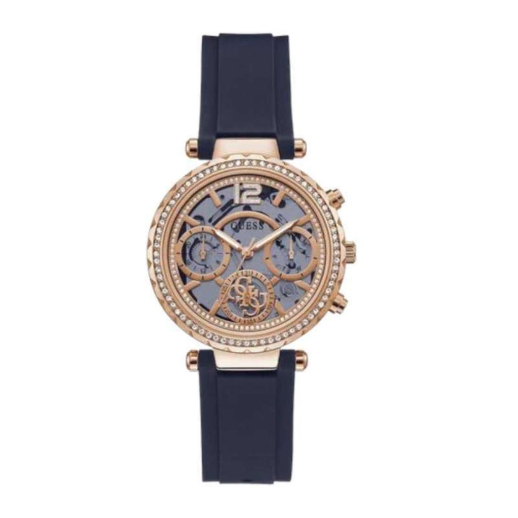 Guess Watches GW0484L2 Original SOLSTICE Jam Tangan Wanita Analog Navy