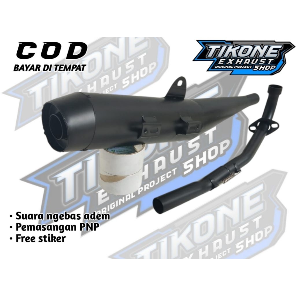 KENALPOT TSUKIGI STANDAR RACING ASTREA LEGENDA 1/2 SUPRA FIT 100 LAMA SUPRA FIT NEW 100 SUPRA X 125 