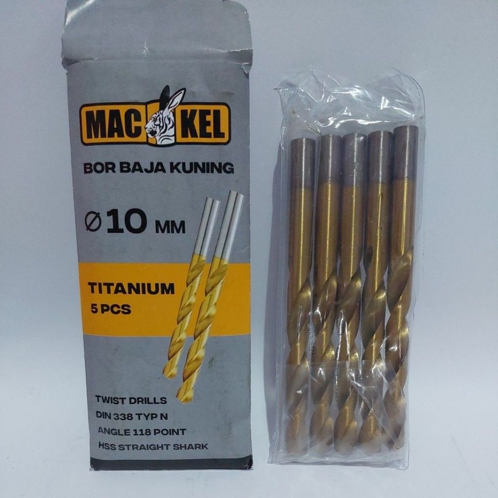 Bor Baja Kuning, Mata Bor Besi, Mata Bor Baja Kuning  MAC KEL