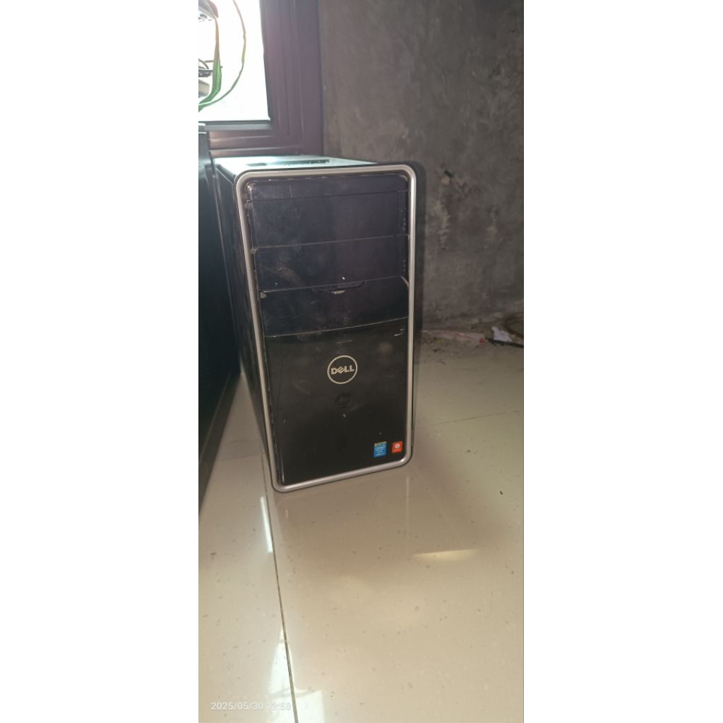 Casing Cpu dell tanpa Psu, normal, Mulus, swperti difoto