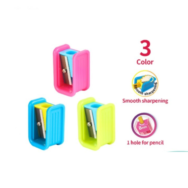 

Rautan Pensil Serutan Bagus Sleper Pencil Sharpener DELI 1 Lubang ( 1 hole ) ER-00100