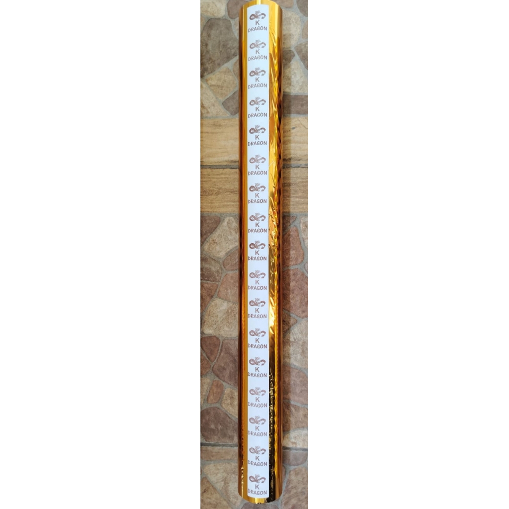 

BAHAN MAP RAPOT IJAZAH / HOT STAMPING FOIL - Foil Emas Dragon K