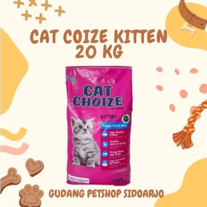 Cat choize tuna kitten 20kg Makanan Anak Kucing Murah Cat Food Cat Choize Kitten 20 KG - TUNA KITTEN