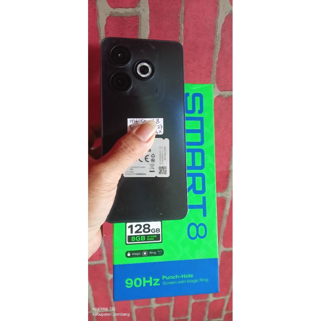 INFINIX SMART 8 ram 8/128 seken mulus fullset