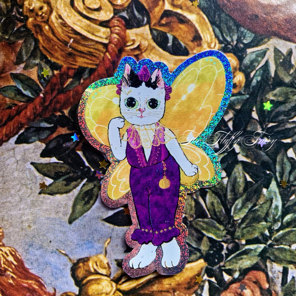 

Sticker Vinyl Hologram Flake : Fairy Daphne