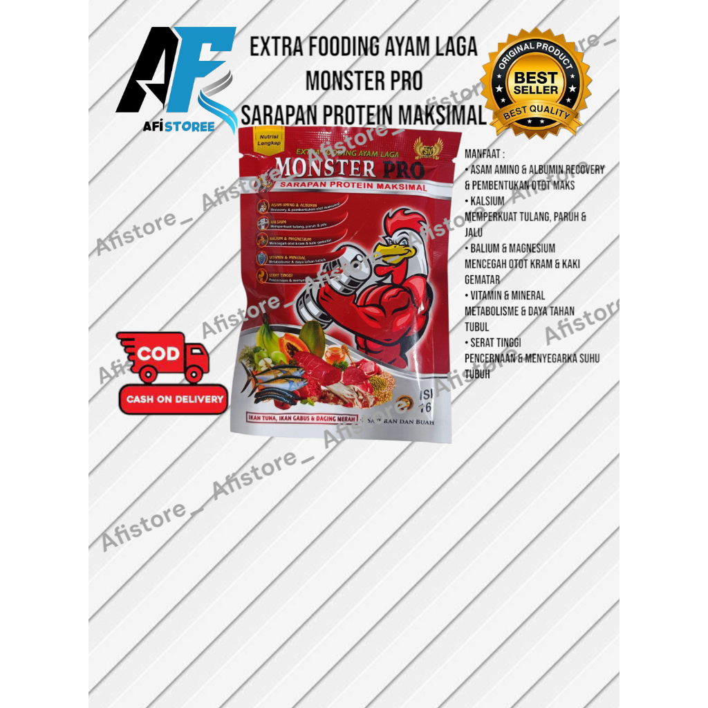 MONSTER PRO JAMU AYAM EXTRA PROTEIN JAMU AYAM SASANA NGAPAK MONSTER PRO JAMU EXSTRA FOODING