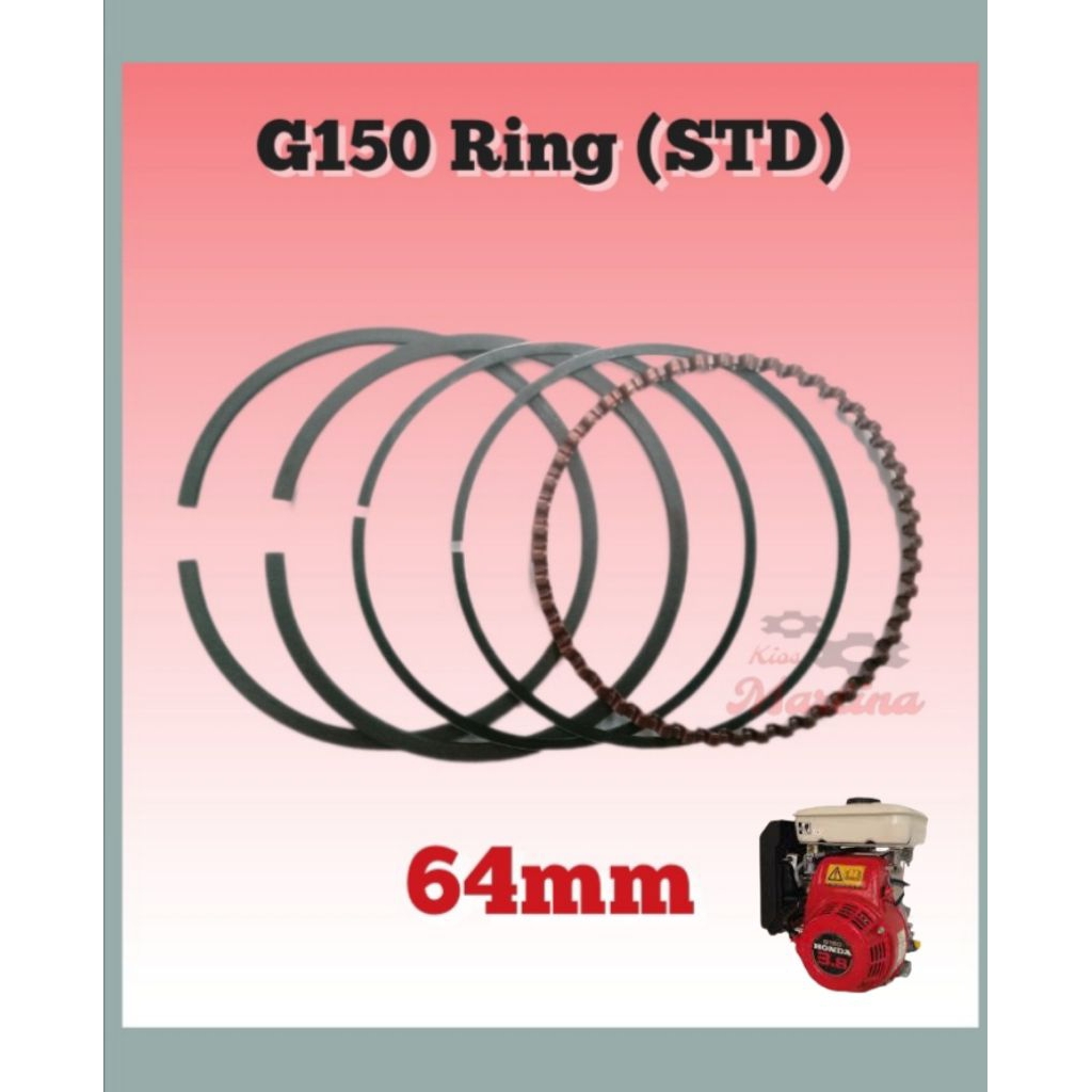 G150/G200 Ring seher/Piston ring (STD) mesin Honda