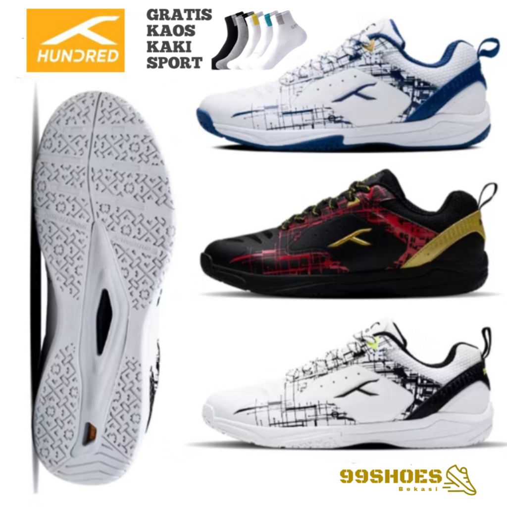 HUNDRED BEAST II badminton shoes-sepatu badminton original hundred