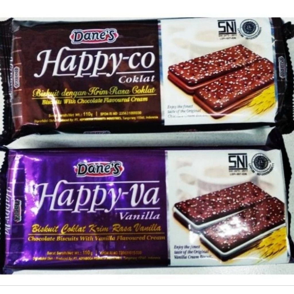 

Danes Biscuit Happy Vanilla / Chocolate 110 gram