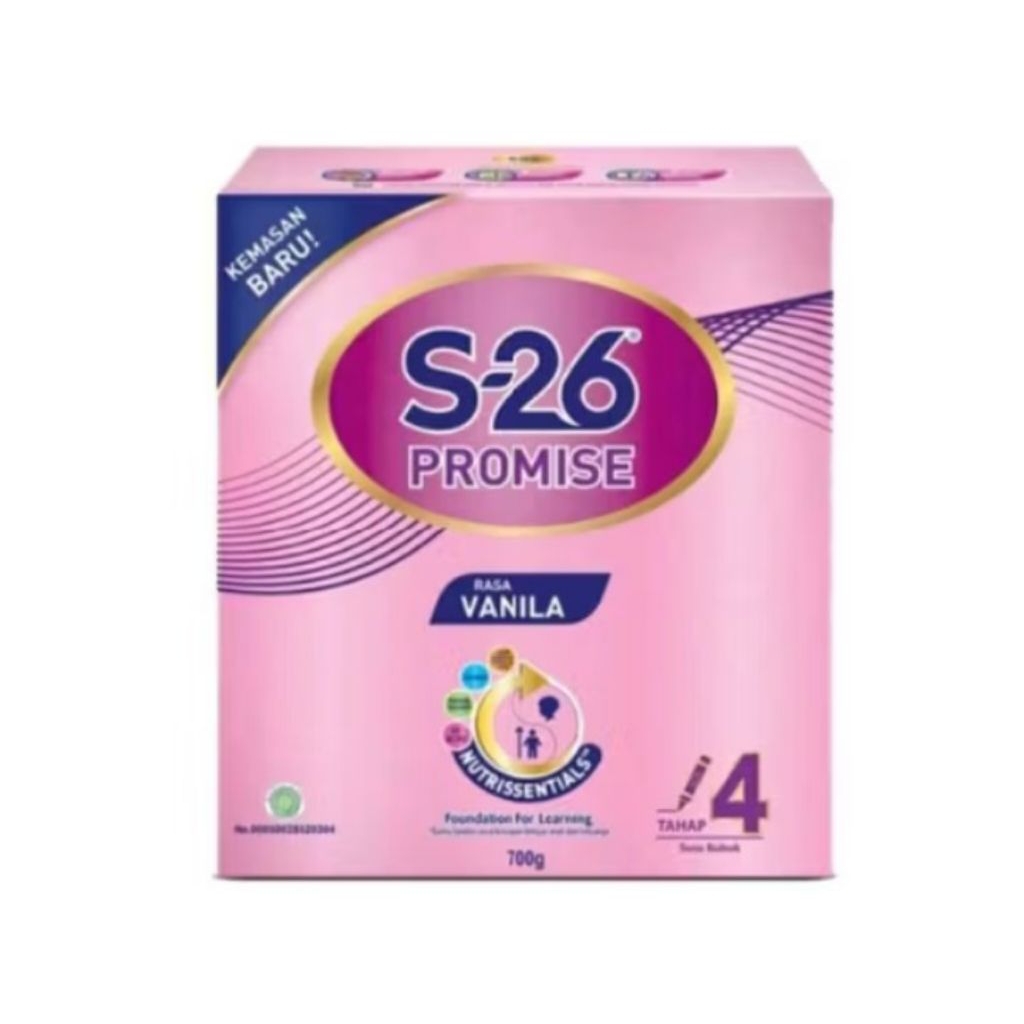 

S-26 promise reguler tahap 4 rasa vanila 700g