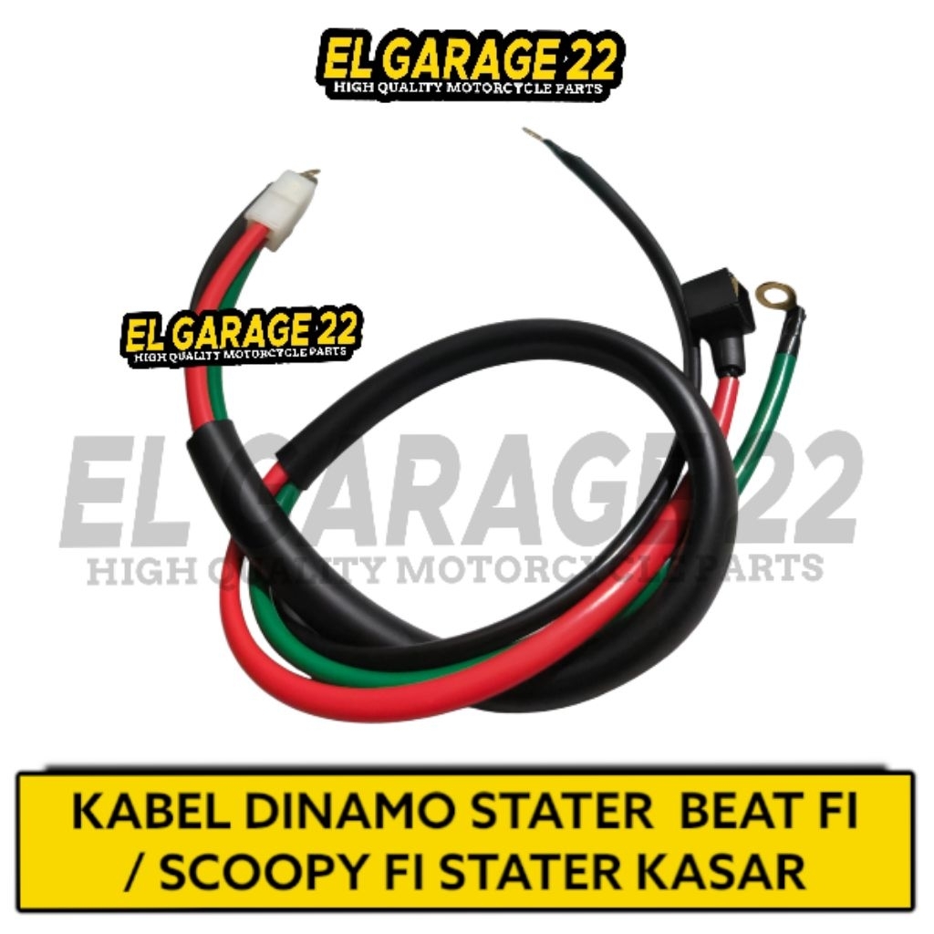 Kabel dinamo stater Beat Scoopy Fi stater kasar/Kabel massa dinamo beat FI