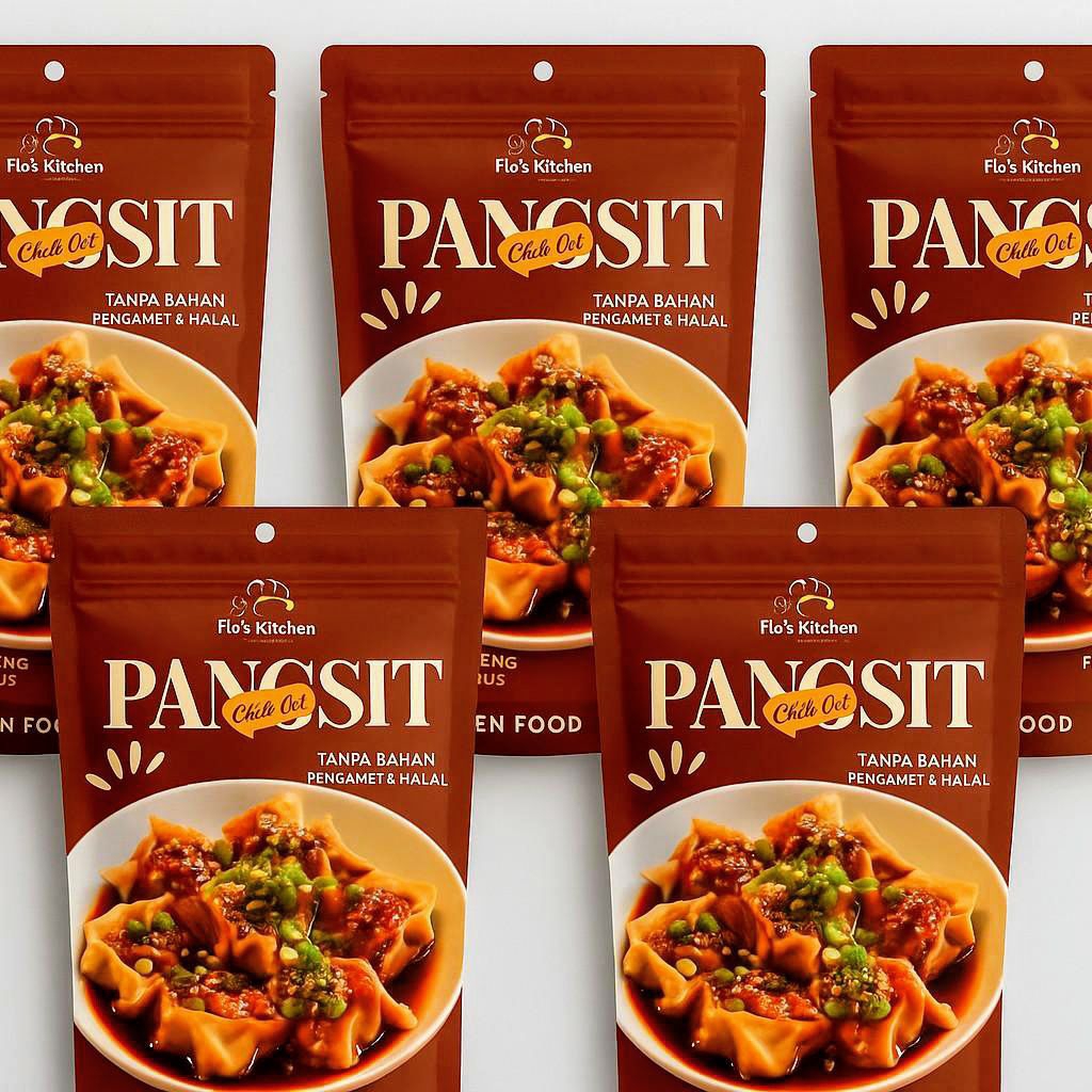 

Paket 5 Porsi Wonton Chili Oil Pangsit Isi Daging Pedas Halal Frozen Food