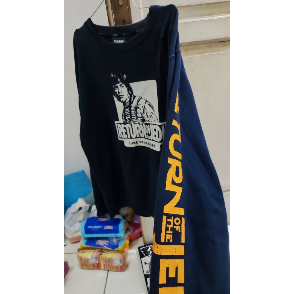 XLarge x star wars crewneck rare limited luke Skywalker edition second rare