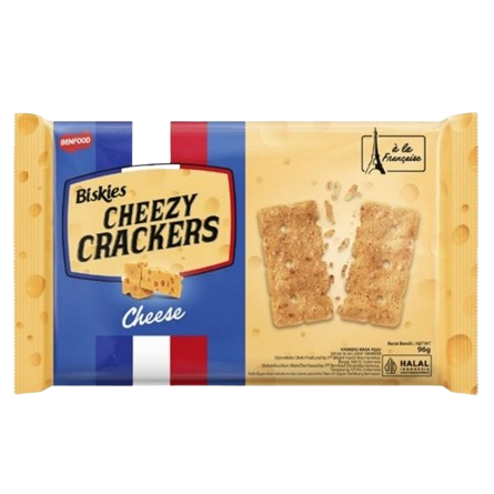 

BENFOOD BISKIES CHEEZY CRACKERS CHEESE 96 GR 8991649000761