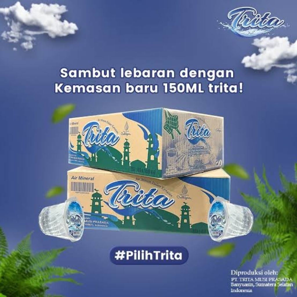 

AIR MINERAL CUP TRITA CUP 150ML isi 32pcs