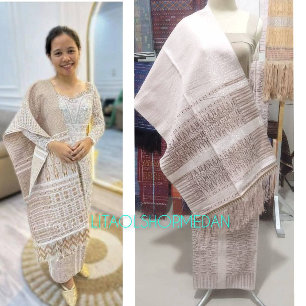 TUMTUMAN PENGANTIN PURADA KRISTAL ASLI TENUN TANGAN