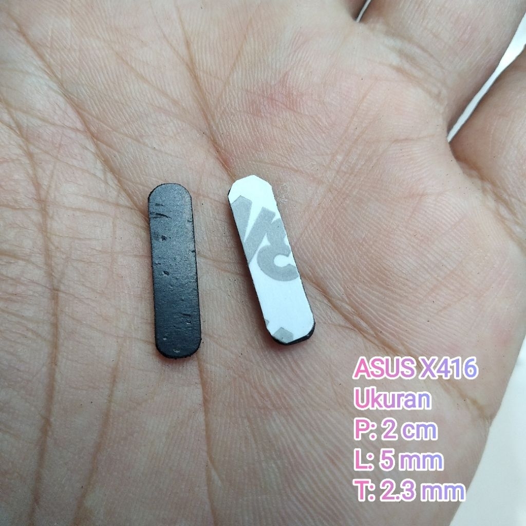 Rubber Feet Asus X416 A416 X416M A416M A416JA A416FA M416 DIY Karet Bantalan Laptop harga satuan