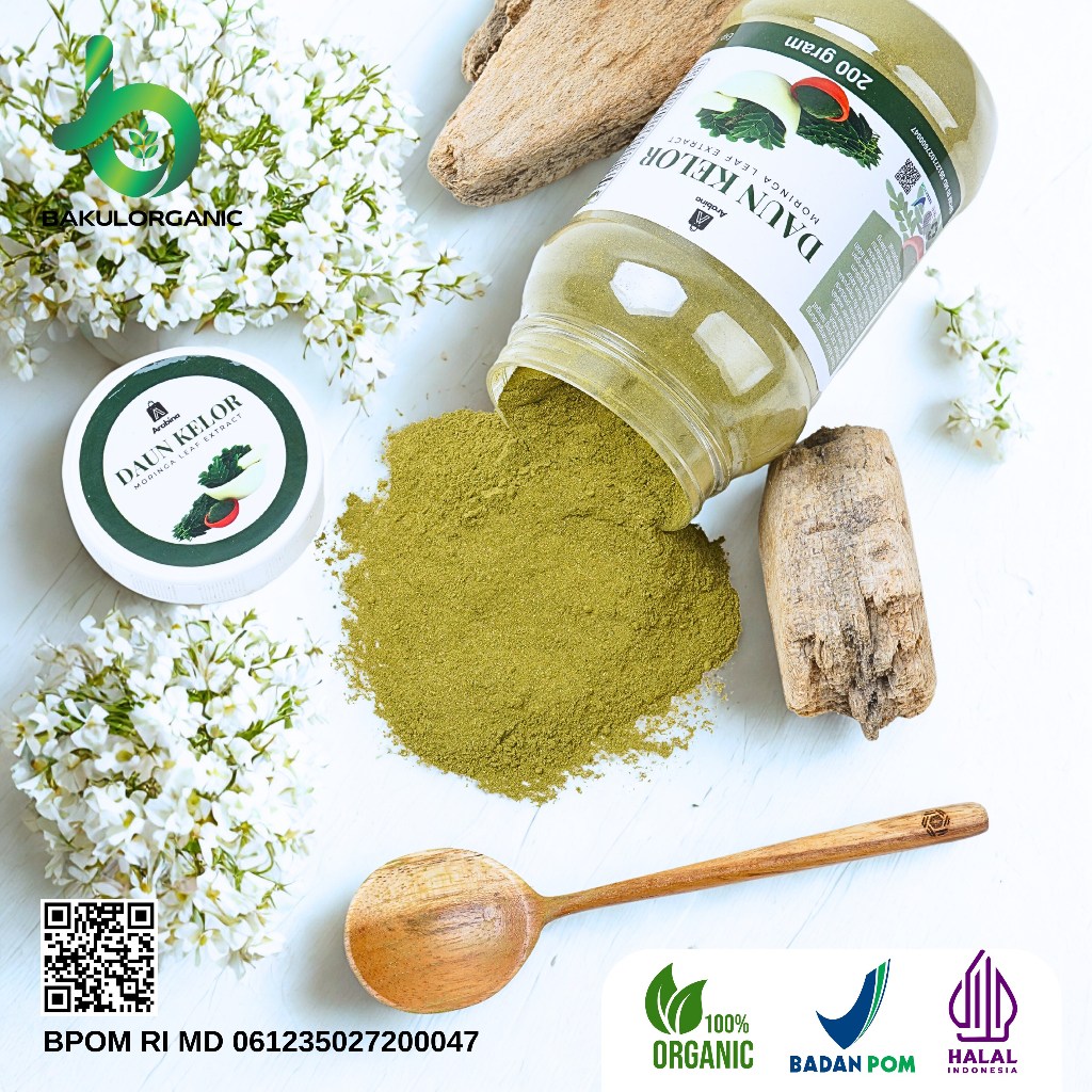 

Cahayadstore Bakulorganic Daun Kelor Bubuk Original 100% Asli Moringa Leaf Extract Peninggi Badan
