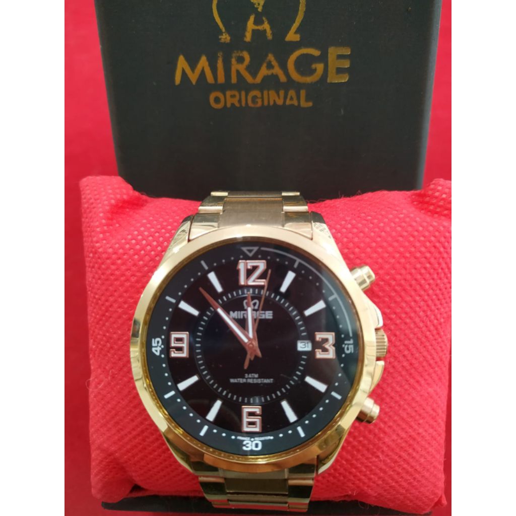 Jam Tangan Pria MIRAGE 8788BRP-M Original