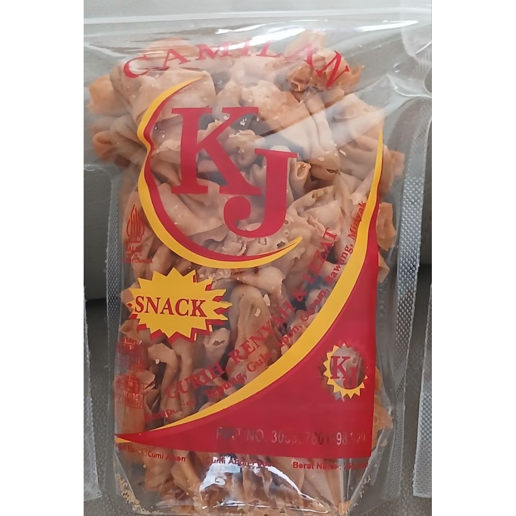 

Camilan Snack Pangsit Cumi Isi Abon Sapi Kemasan 250gr