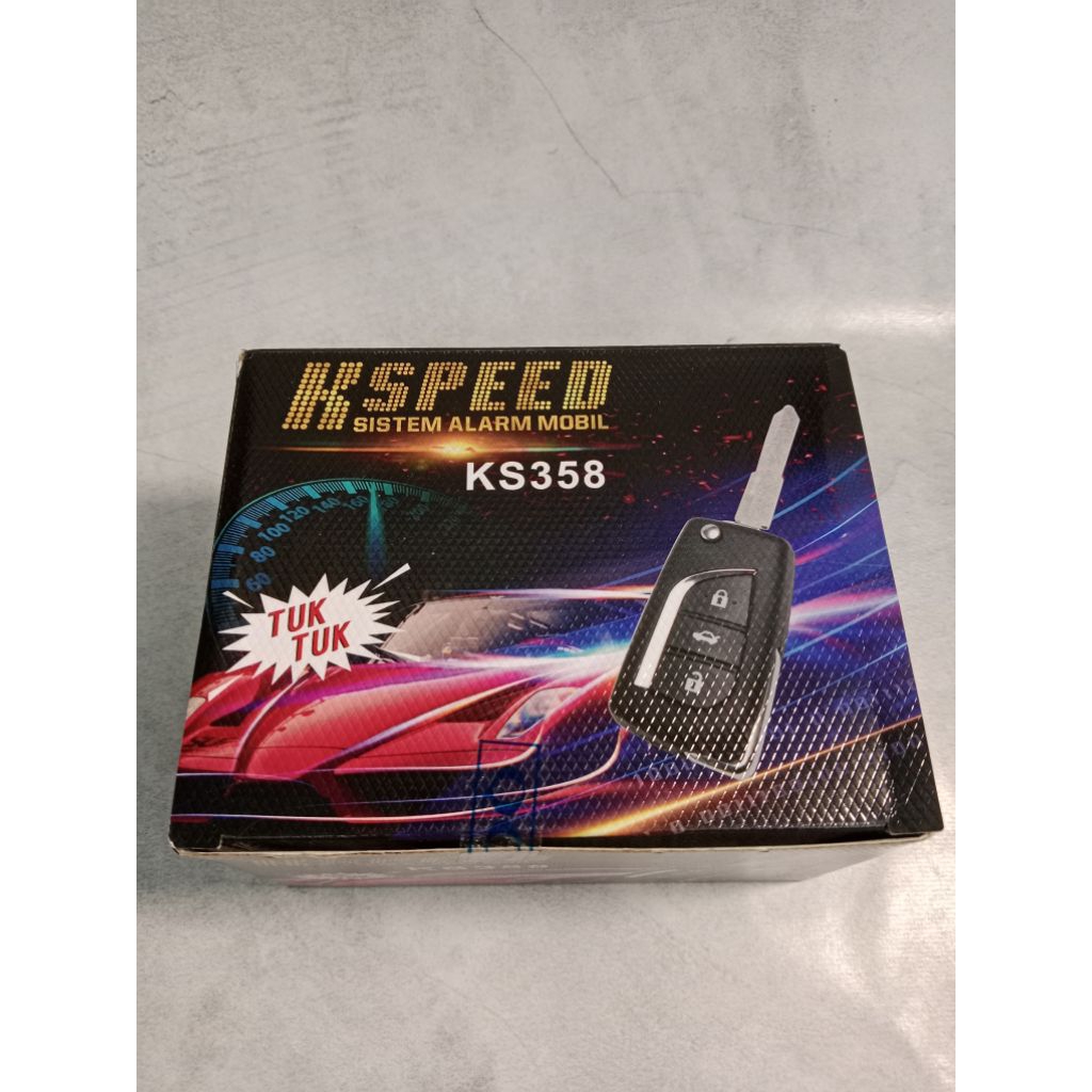 Alarm Mobil KSPEED Kunci Lipat  KS358 bentuk Kunci