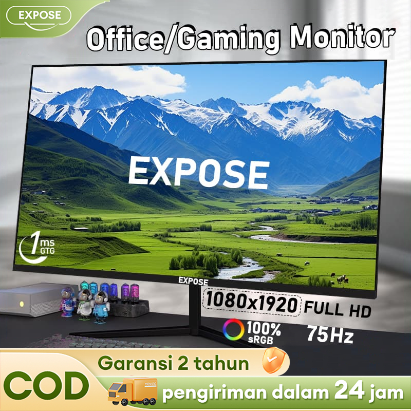 Monitor 27 inch Gaming Monitor 24 Inch LED Monitor 1ms IPS PANEL 1080p HDMI / VGA PC Monitor 22 Inch