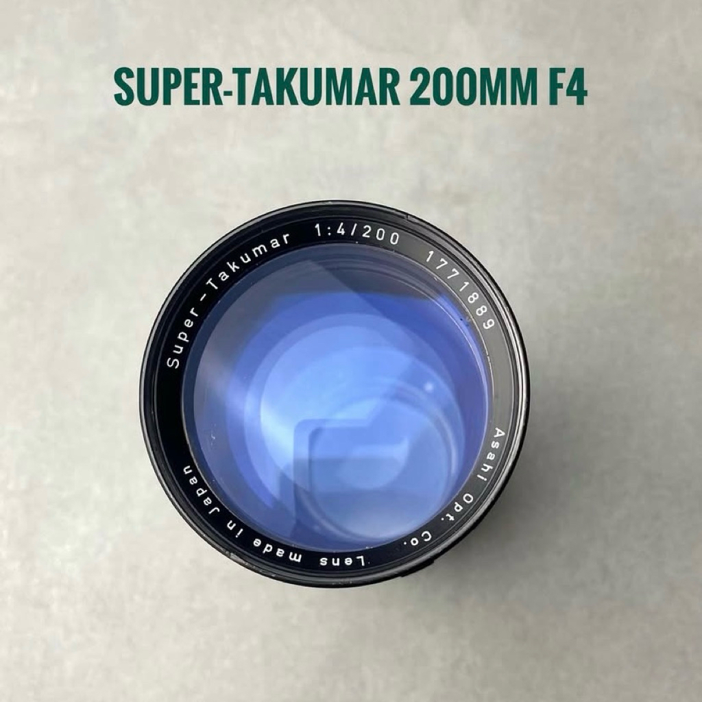 Super-Takumar 200mm f4 mount M42