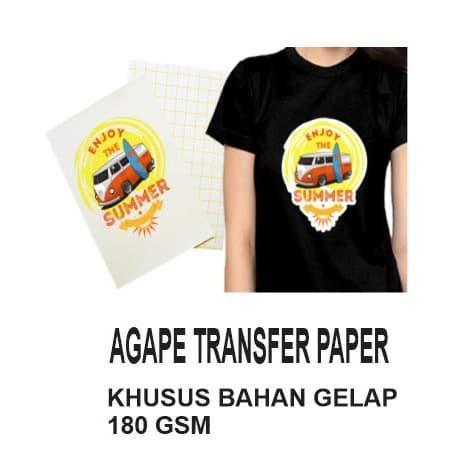 

Transfer kertas /polyflex uk a3 bisa pakai tinta art paper /dye ink
