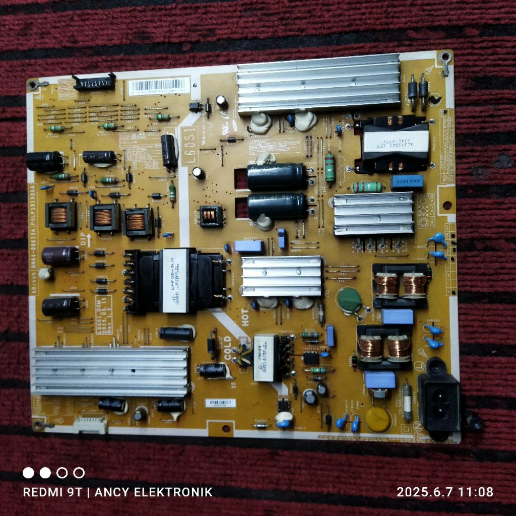 PSU POWER SUPPLY TV TV SAMSUNG UA60F6300AM - UA 60F6300AM - UA 60F6300