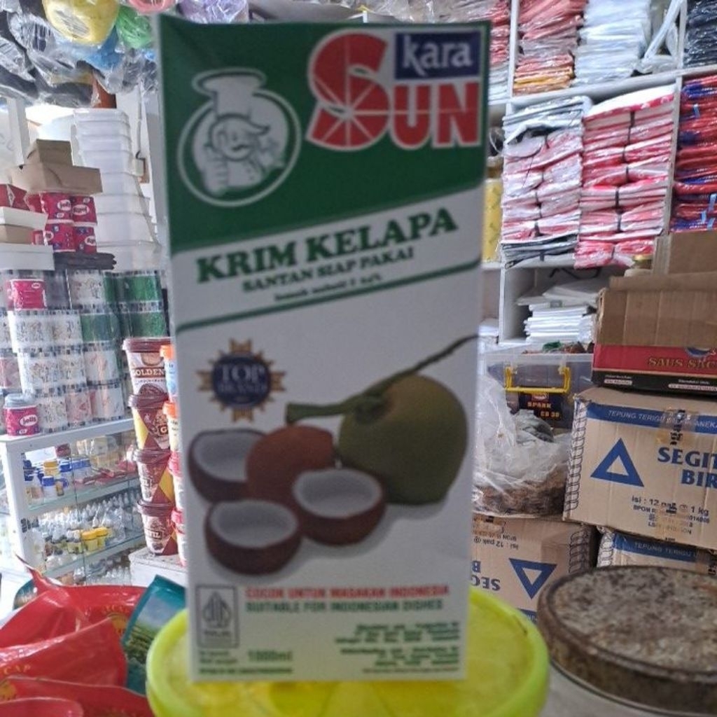 

sun kara krim kelapa 1000 ml