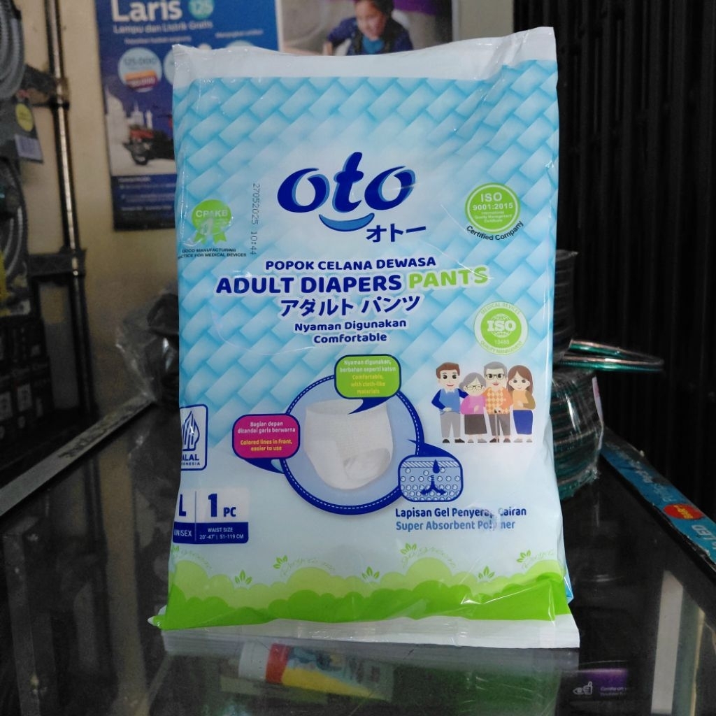Pampers Dewasa Oto Ukuran L