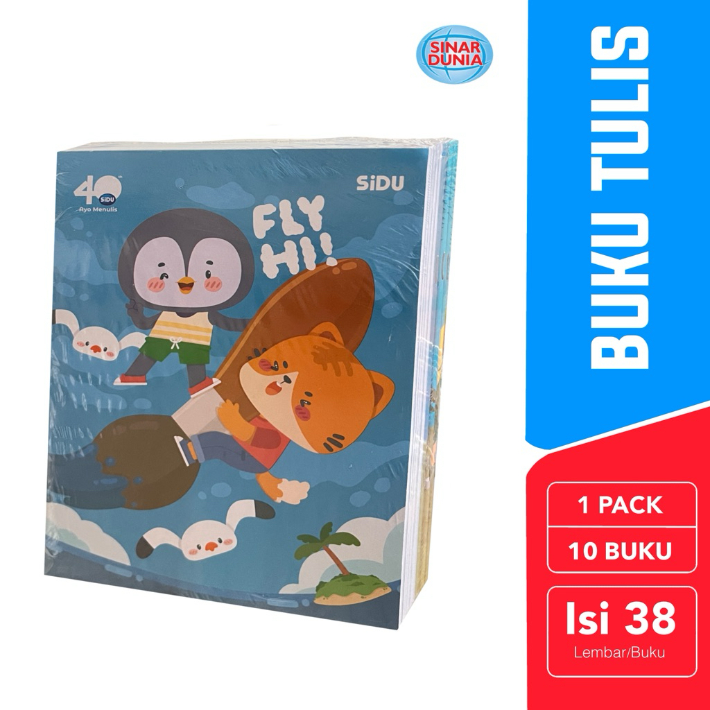 

Buku Tulis SIDU 38 Lembar (1Pack)