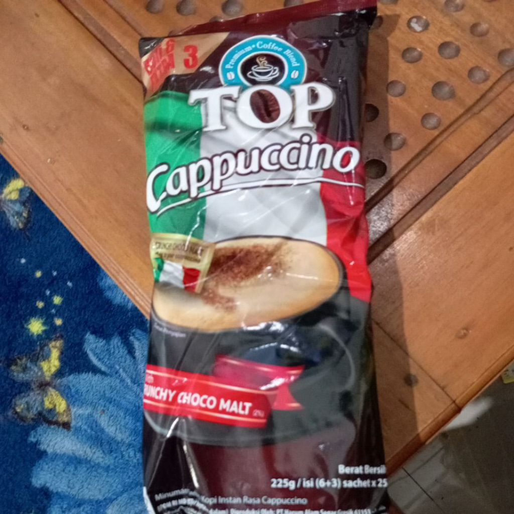 

top kopi cappucino isi 9pcs