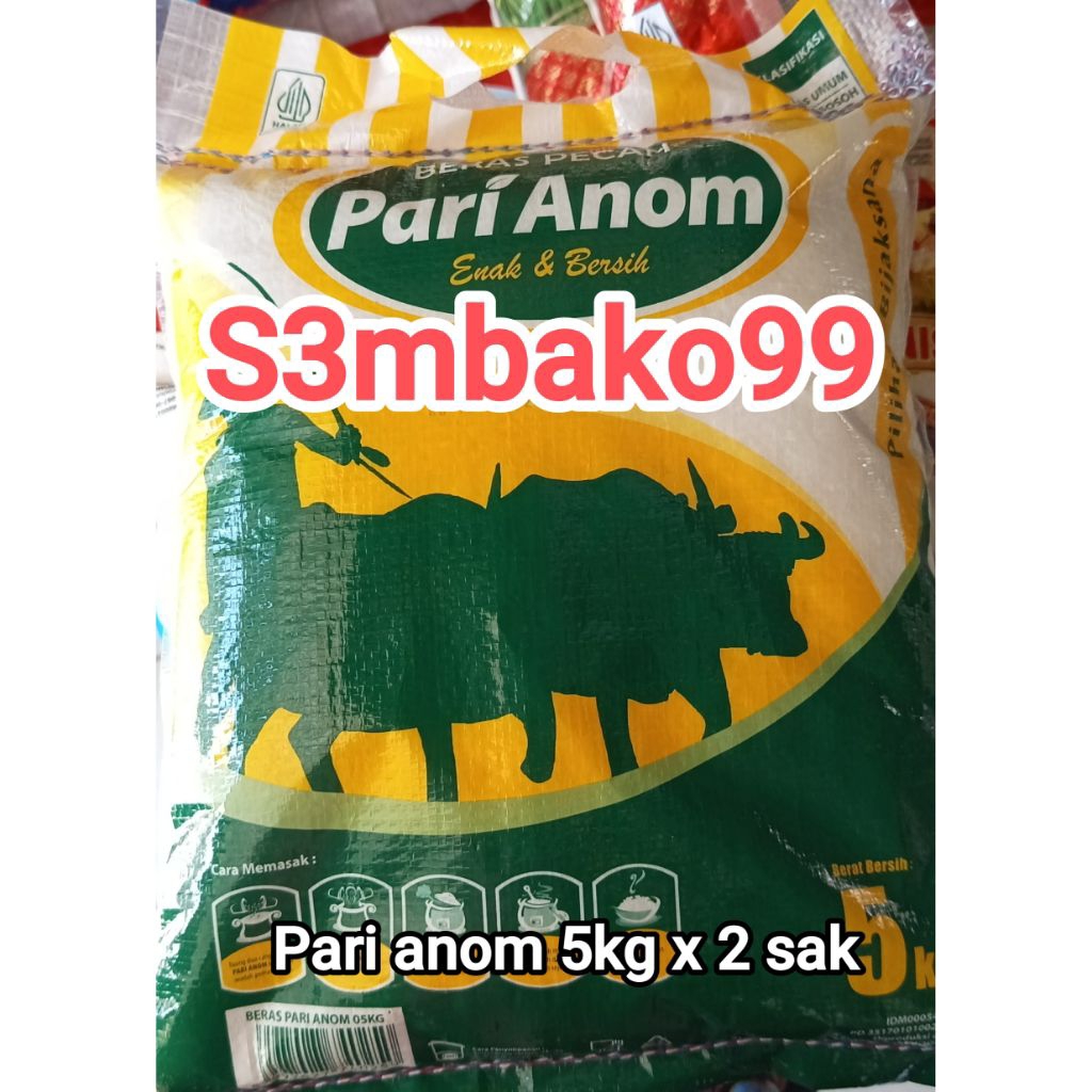 

BERAS PARI ANOM 5KG X 2 SAK